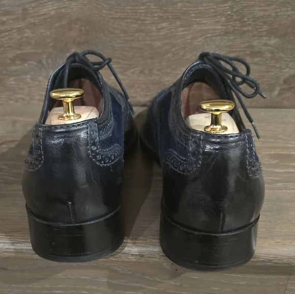 Cole Haan Black and Navy Oxfords - Picture 6 of 7